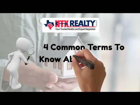 4 Common Terms To Know About The Home Buying Process!